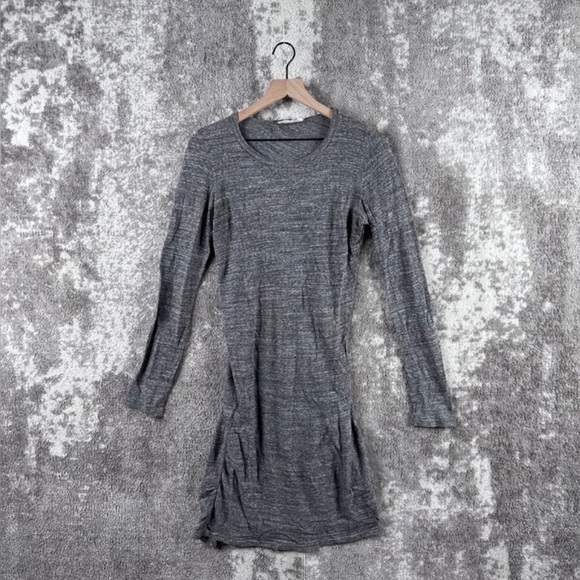 Isabel Marant Etoile Dress EU 40 Women Gray Soft Knit Bodycon Long Sleeve Sheath - Picture 1 of 5